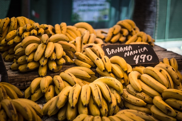 Banány na trhu